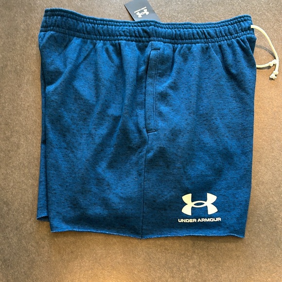 Under Armour Mens Rival Terry 6” LooseFit Shorts Size XL - Picture 5 of 11
